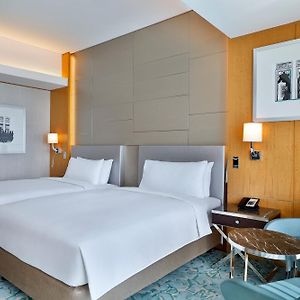 Two Double Beds Executive Room Partial Sea View Balcony Lounge Access